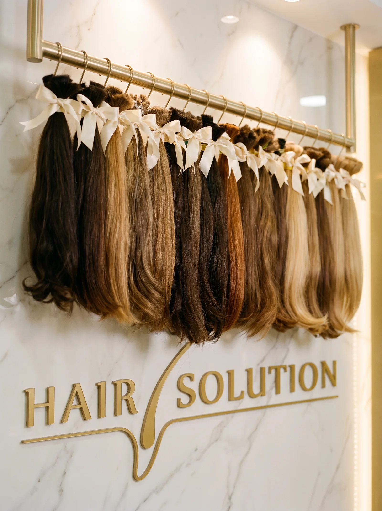 Włosy dziewicze i słowiańskie — naturalne kitki do przedłużania w butiku Hair Solution, Wrocław